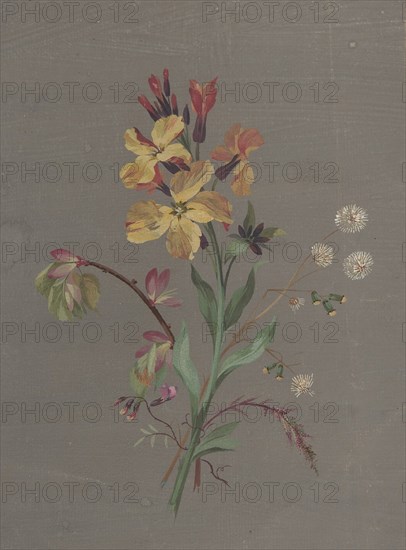 Floral Design, ca. 1820.