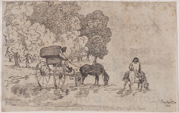 Four Wheel Chaise, April 10, 1785.