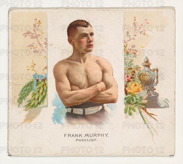 Frank Murphy, Pugilist, from World's Champions, Second Series (N43) for Allen & Ginter Cigarettes, 1888.