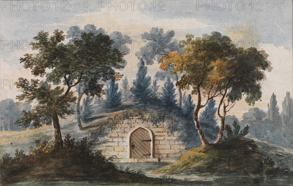 General Washington's Tomb at Mount Vernon (Copy after Engraving in The Port Folio Magazine, 1810), 1811-ca.1813.