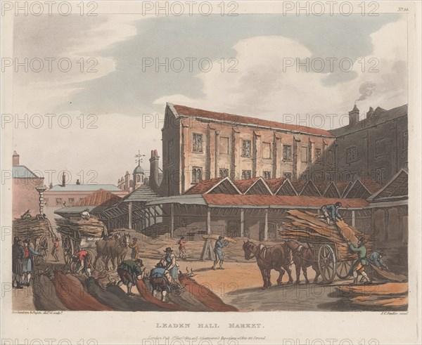 Leaden Hall Market, January 1, 1809.