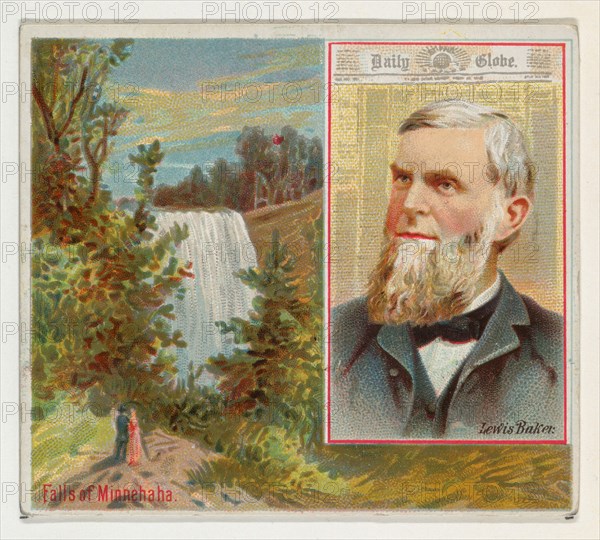 Lewis Baker, St. Paul Daily Globe, from the American Editors series (N35) for Allen & Ginter Cigarettes, 1887.