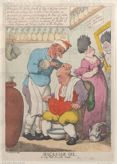 Macassar Oil, An Oily Puff for Soft Heads, March 15, 1814.