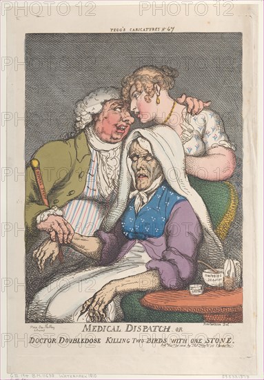 Medical Dispatch or Doctor Doubledose Killing Two Birds with One Stone, November 20, 1810.