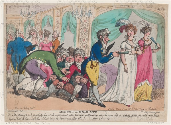 Miseries of High Life, March 1, 1808.