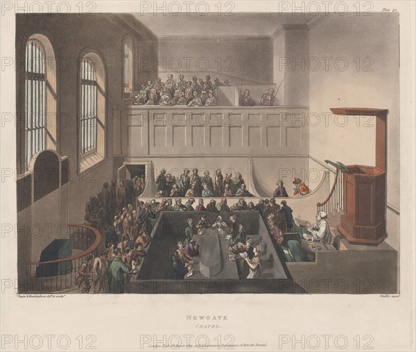 Newgate Chapel, 1809.