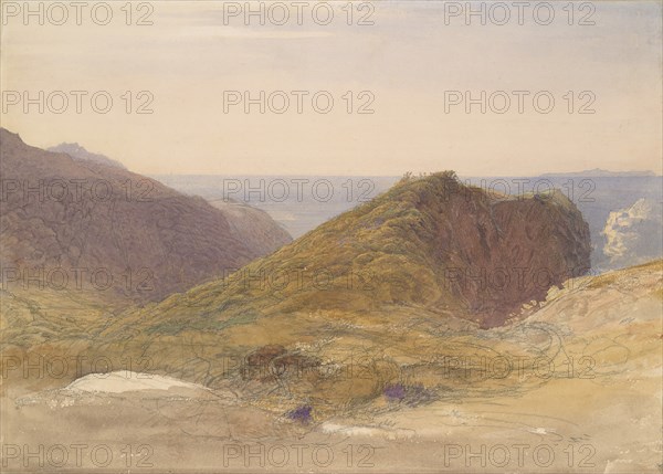 On the North Coast of Devon, Lundy Island in the Distance, ca. 1835.