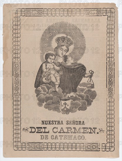 Our Lady of Catemaco holding the Christ Child, 1911.