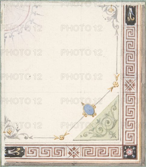 Pompeiian Design for Paneling, second half 19th century.