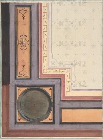 Pompeiian Design for Paneling, second half 19th century.