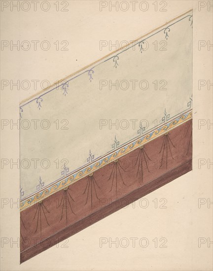 Pompeiian Design for Paneling, second half 19th century.