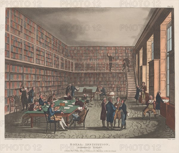Royal Institution, Albemarle Street, May 1, 1809.