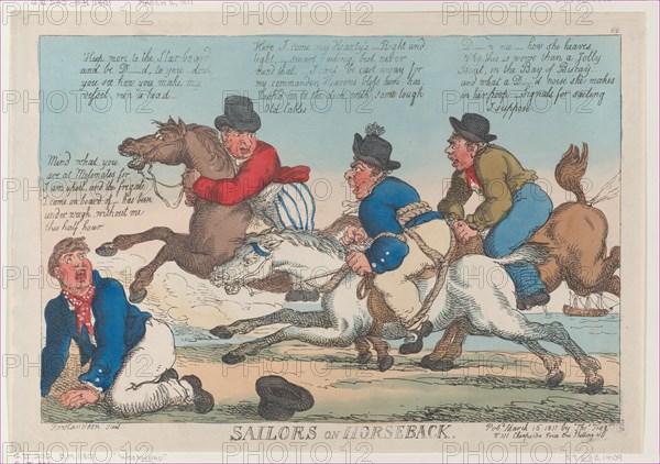 Sailors on Horseback, March 16, 1811.