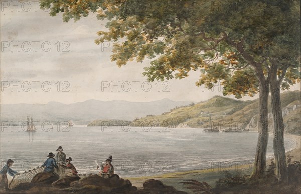 Shad Fishermen on the Shore of the Hudson River, 1811-ca. 1813.
