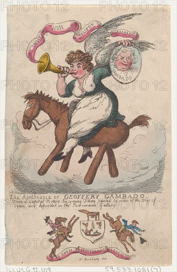 The Apotheosis of Geoffery Gambado, 1808.
