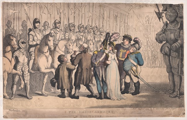 The Horse Armoury in the Tower, January 1, 1800.