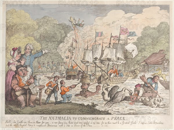 The Naumacia to Commemorate a Peace, July 23, 1814.