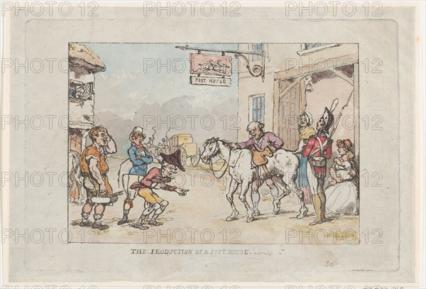 The Production of a Post House, 1808.