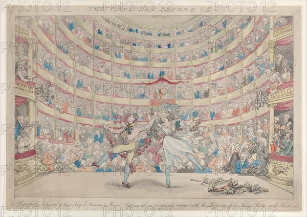 The Prospect Before Us, Respectfully dedicated to those Singers, Dancers, & Musical Professors, who are fortunately engaged with the Proprietor of the Kings Theatre, at the Pantheon, January 13, 1791.