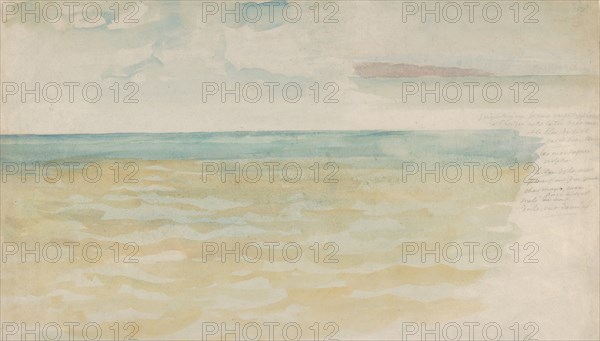 The Sea at Dieppe, ca. 1852-54.