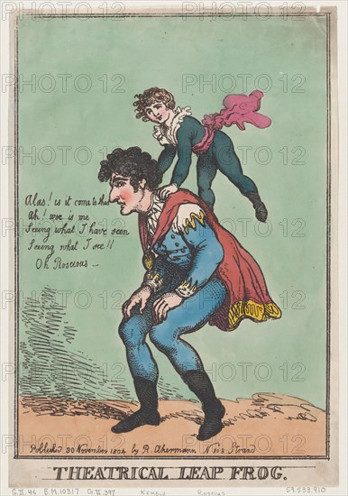 Theatrical Leap Frog, November 30, 1804.