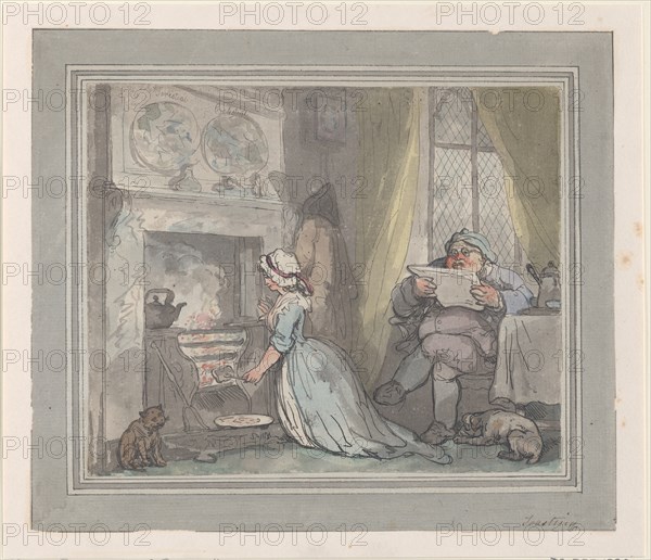 Toasting, 1783-90.