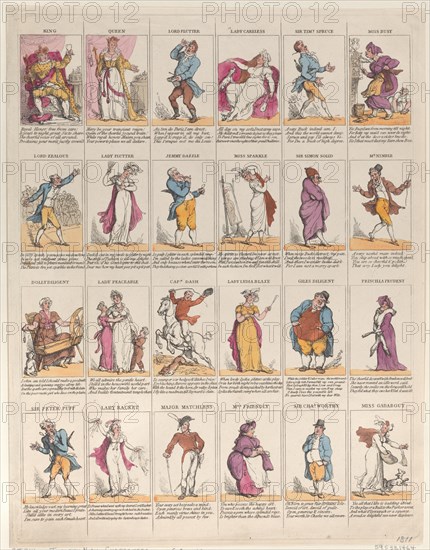 Twelfth Night Characters, 1811.