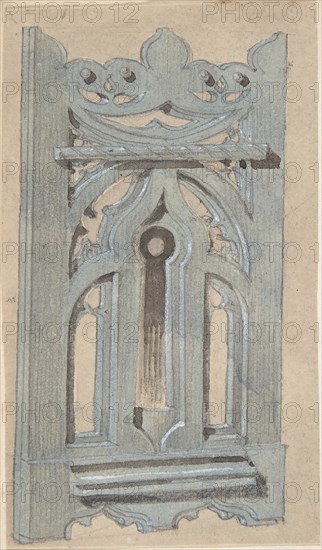Metal Keyplate for Church, second half 19th century.