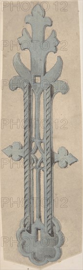 Metal Doorplate for Church, second half 19th century.