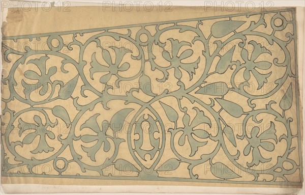 Panel of Ornament, possibly Metalwork, second half 19th century.