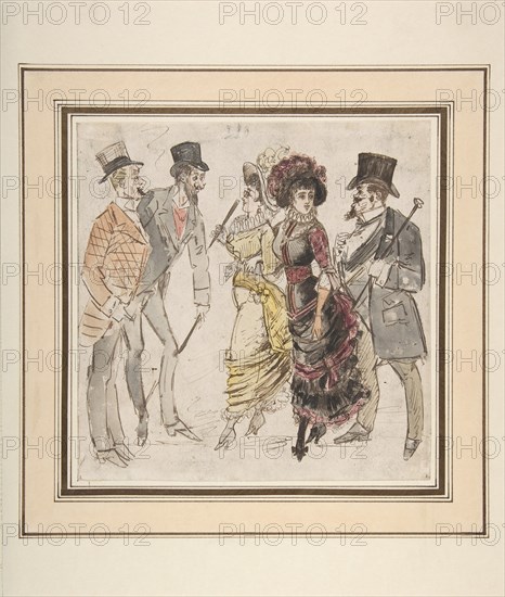 Designs for Costumes, 1875-80.