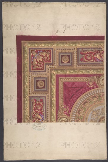 Design for a Carpet, 19th century.