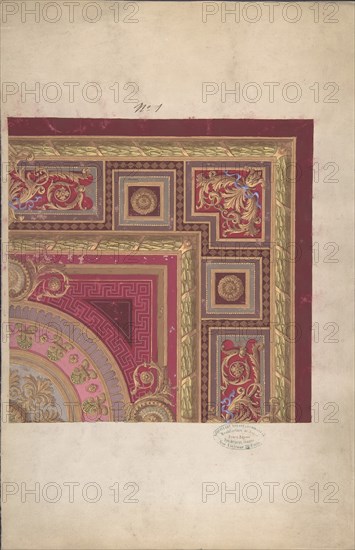 Design for a Carpet, 19th century.