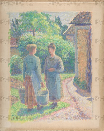 Two Women in a Garden, 1888.