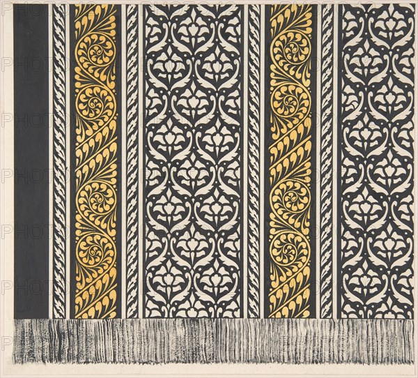 Design drawing, ca. 1883, based on earlier design.