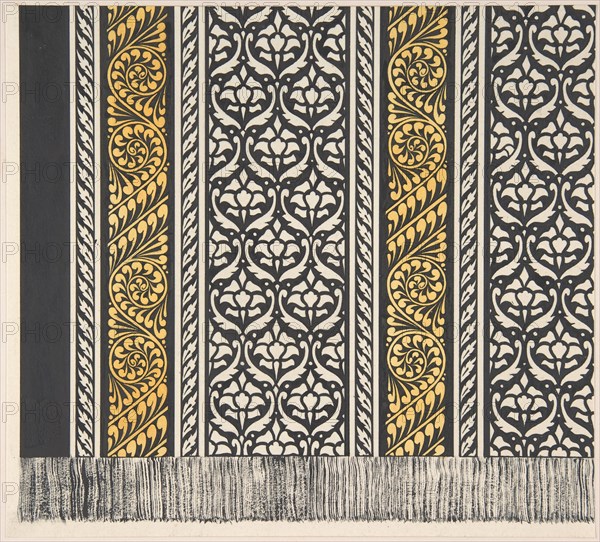 Design drawing, ca. 1883, based on earlier design.