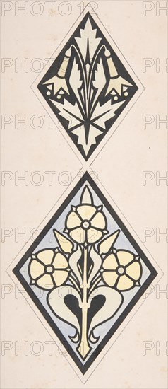 Design drawing, ca. 1883, based on earlier design.