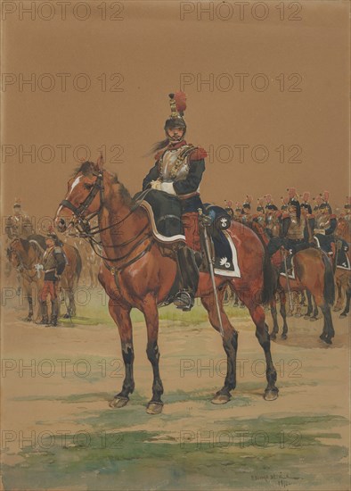 French Cuirassier, 1872.