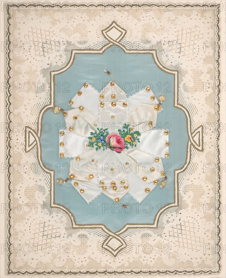 Lace Paper Valentine, ca. 1855.