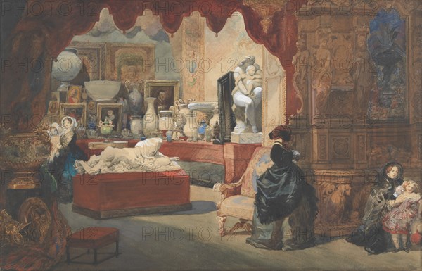 Interior of a Museum, 19th century.