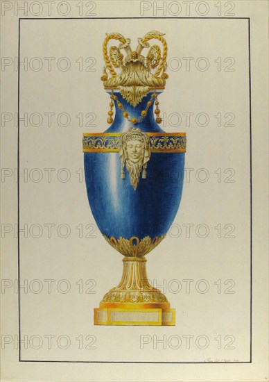 Design for an Urn, ca. 1770-90.