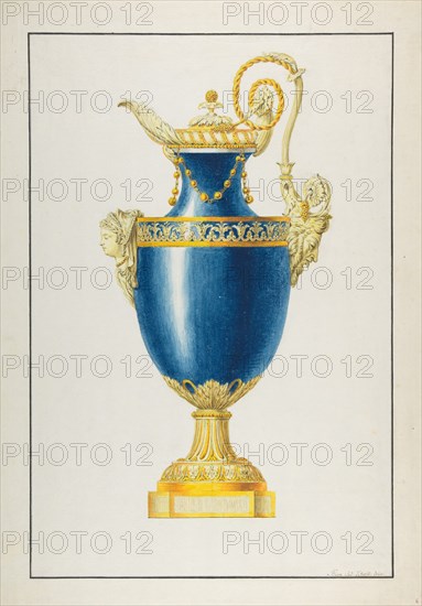 Design for a Gilt Bronze Ewer, ca. 1770-90.