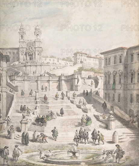 Scalinata della Trinità dei Monti, ca. 1756-58.