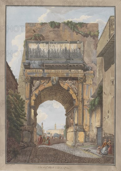 Arch of Titus, ca. 1780.