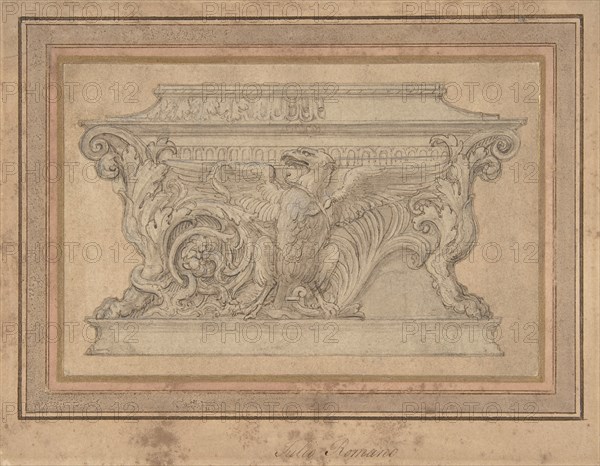 Design for a Casket with the Gonzaga Eagle, ca. 1527-46.