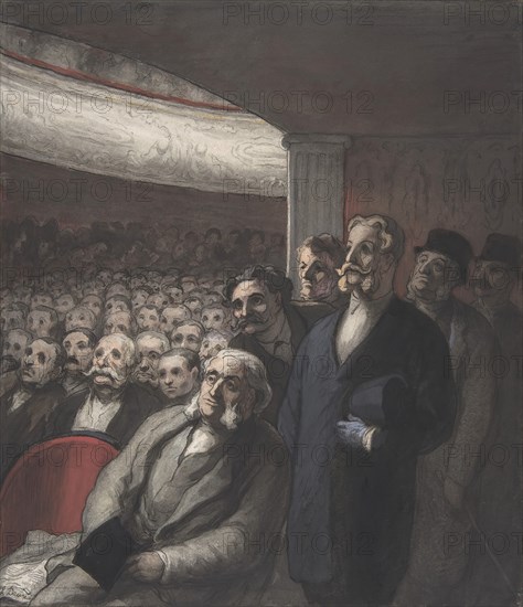 A Theater Audience, 19th century.
