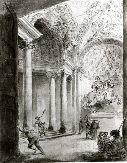 Interior of Saint Peter's, ca. 1758.