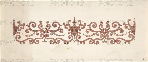 Design for Panel Decoration, 1828-40.