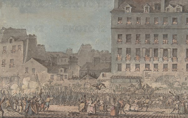 Louis XVI Entering Paris, October 6, 1789, 1789.