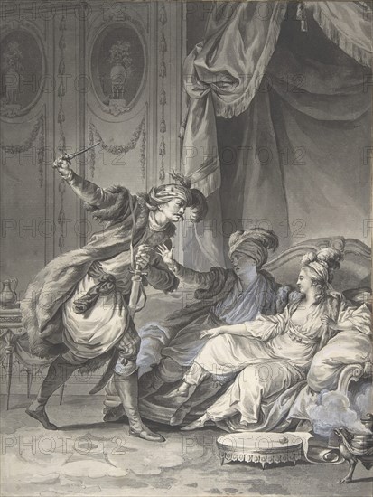 Comme ils en étaient là, arrive l'oncle, ca. 1778.